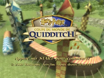 Harry Potter - Quidditch World Cup screen shot title